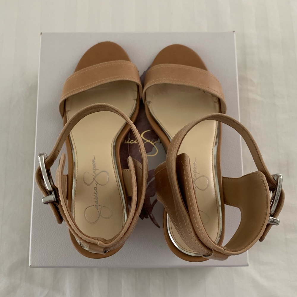 *Donated*Or FREE! Jessica Simpson Cristabel Wedge Sandal - Picture 3 of 13